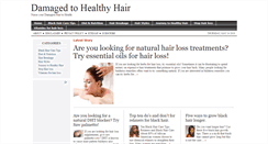 Desktop Screenshot of damagedtohealthyhair.com